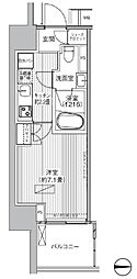 ヒューリックレジデンス新御茶ノ水 1Kの間取図画像