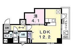 ローヤルマンション 1LDKの間取図画像