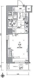 LIVCITY両国参番館 1Kの間取図画像