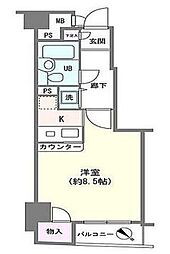 シーアイマンション本郷向丘 ワンルームの間取図画像