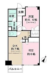 アーバンコートサカス3 2LDKの間取図画像