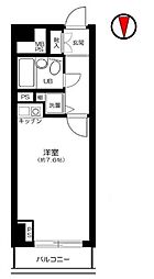 シティコープ浅草橋3 ワンルームの間取図画像