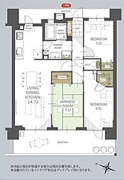 間取図画像 3LDK
