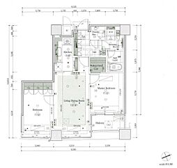 パークコート赤坂ザタワー 2LDKの間取図画像