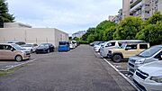駐車場は平面なので、出入りもラクラクです。空きは要確認。