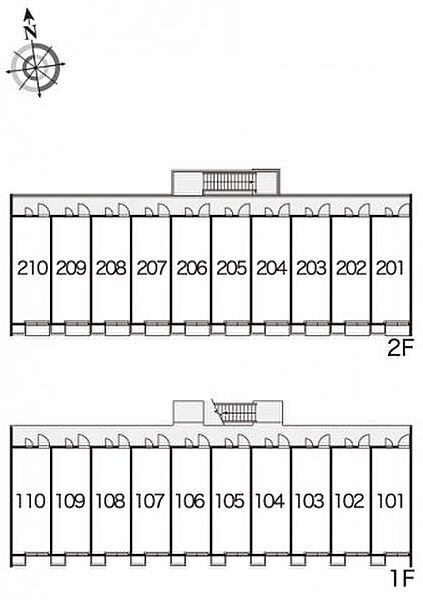 レオパレス290 207｜大阪府四條畷市中野本町(賃貸アパート1K・2階・20.37㎡)の写真 その4