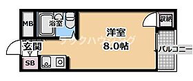 ビッグバーンズマンション高殿  ｜ 大阪府大阪市旭区高殿7丁目（賃貸マンション1K・4階・15.63㎡） その2