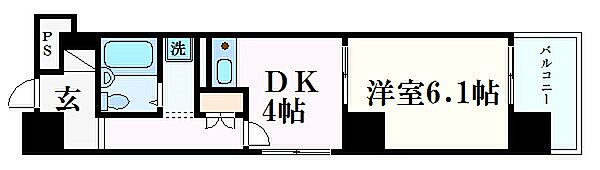 朝日プラザ船場 ｜兵庫県姫路市博労町(賃貸マンション1DK・2階・26.13㎡)の写真 その2