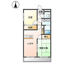 兵庫県姫路市広畑区東新町１丁目（賃貸マンション1LDK・2階・49.14㎡） その2