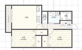 バードランドひめじ  ｜ 兵庫県姫路市別所町佐土２丁目（賃貸マンション2LDK・2階・55.20㎡） その2