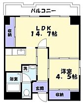 シャトー三和3号館  ｜ 兵庫県姫路市忍町（賃貸マンション1LDK・5階・45.93㎡） その2