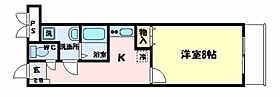 MISTRAL飾磨駅前  ｜ 兵庫県姫路市飾磨区清水（賃貸マンション1K・5階・28.62㎡） その2