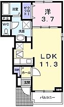 兵庫県姫路市花田町小川（賃貸アパート1LDK・1階・37.13㎡） その2