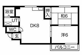 リバティ小松原  ｜ 兵庫県高砂市荒井町小松原１丁目（賃貸マンション2LDK・2階・42.24㎡） その2