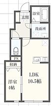 メゾンルーエ  ｜ 兵庫県姫路市四郷町山脇（賃貸アパート1LDK・1階・40.20㎡） その2