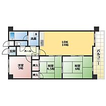 サングレイス西明石  ｜ 兵庫県明石市小久保１丁目（賃貸マンション3LDK・4階・59.13㎡） その2