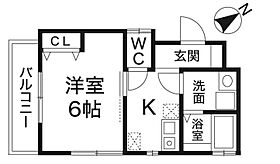 兵庫県加古川市加古川町本町（賃貸アパート1K・1階・23.53㎡） その2