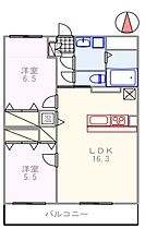 BRAIN福崎  ｜ 兵庫県神崎郡福崎町南田原（賃貸マンション2LDK・2階・64.06㎡） その2