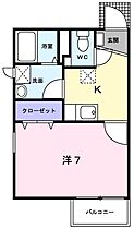 兵庫県明石市太寺大野町（賃貸アパート1K・2階・26.04㎡） その2