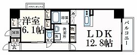 キャッスルコート博労町  ｜ 兵庫県姫路市博労町（賃貸マンション1LDK・2階・52.34㎡） その2