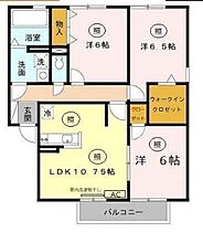 セリーヌヴィレッジ  ｜ 兵庫県姫路市亀山２丁目（賃貸アパート3LDK・2階・70.43㎡） その2