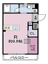 アリスコート上ノ丸  ｜ 兵庫県明石市上ノ丸１丁目（賃貸アパート1R・3階・27.38㎡） その2