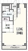 シャルマンコーポ明石2号棟  ｜ 兵庫県明石市和坂１丁目（賃貸マンション1LDK・3階・52.21㎡） その2