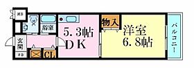 セルジュYS姫路  ｜ 兵庫県姫路市南畝町２丁目（賃貸マンション1DK・6階・31.45㎡） その2