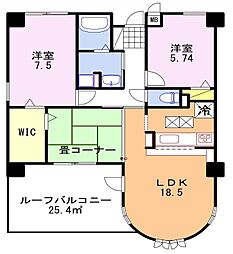 間取図画像 2SLDK