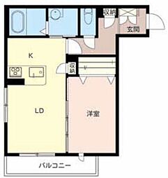間取図画像 1LDK
