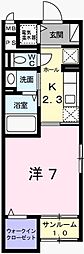 メゾンSK・I 1Kの間取図画像