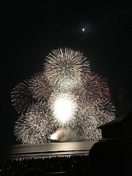 【住戸からの眺望】バルコニーからは鎌倉花火大会が望めます。(天候による)