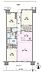 間取り：リビングダイニングと隣接した洋室の引き戸を開放すると、約17.5帖の空間としてフルフラットに繋がります。リビング収納やフィットインクローゼットなど豊富な収納が魅力です。