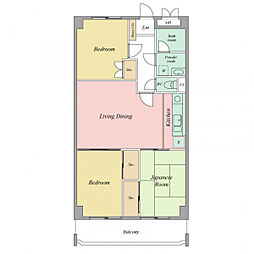 間取図画像 3LDK