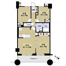 間取図画像 3LDK