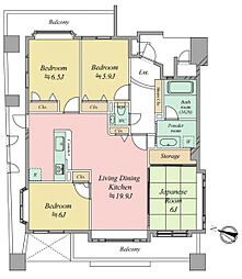 間取図画像 4LDK