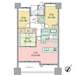 間取図画像 3LDK