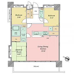 間取図画像 3LDK