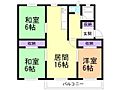 川沿団地E棟2階5.2万円