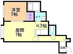 間取図画像 1LDK