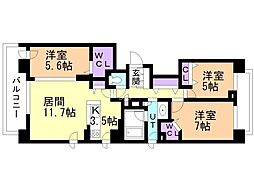 札幌市電2系統 西線16条駅 徒歩7分 3階/-