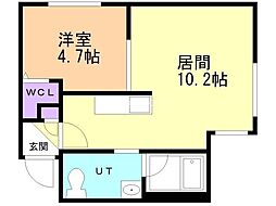 札幌市営東西線 菊水駅 徒歩5分 4階/-
