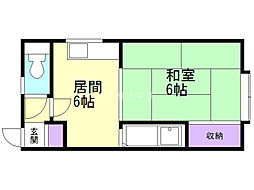 スクエアハイツ 1階/B