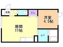 間取図画像 1LDK