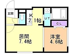 間取図画像 1LDK