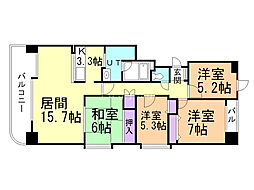 リーベンデール月寒中央 4LDKの間取図画像