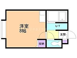TAFTマンション ワンルームの間取図画像
