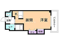 フェアフィールド菊水 1LDKの間取図画像