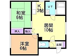SINCE1994 2LDKの間取図画像