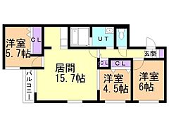 物件の間取り